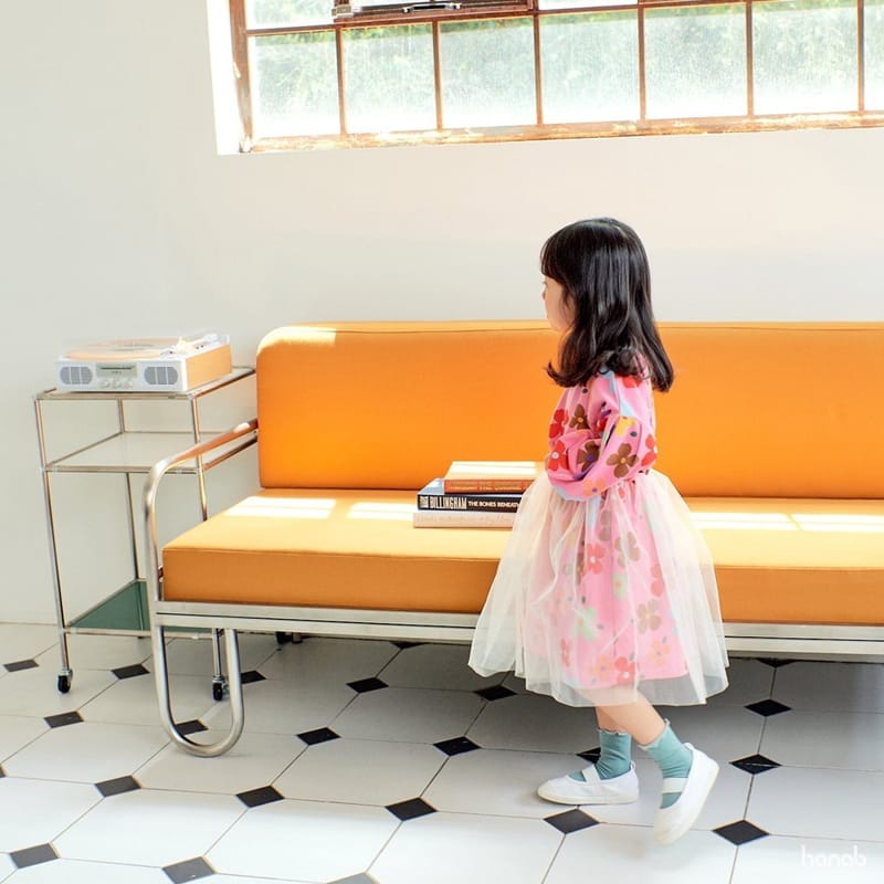 HANAB - Korean Children Fashion - #Kfashion4kids - Flower Tutu One-piece - 4