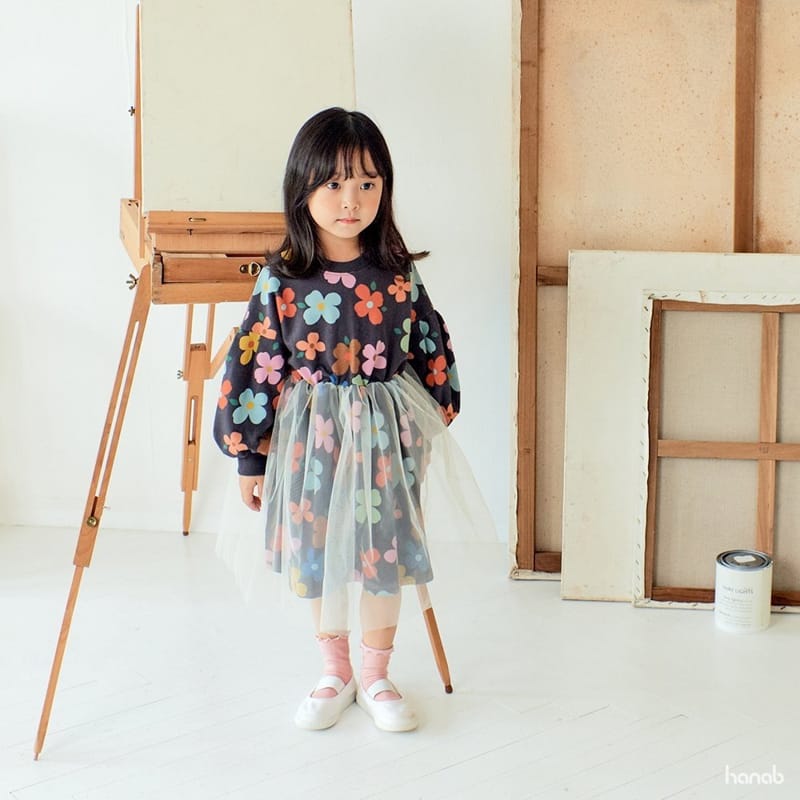 HANAB - Korean Children Fashion - #Kfashion4kids - Flower Tutu One-piece - 7
