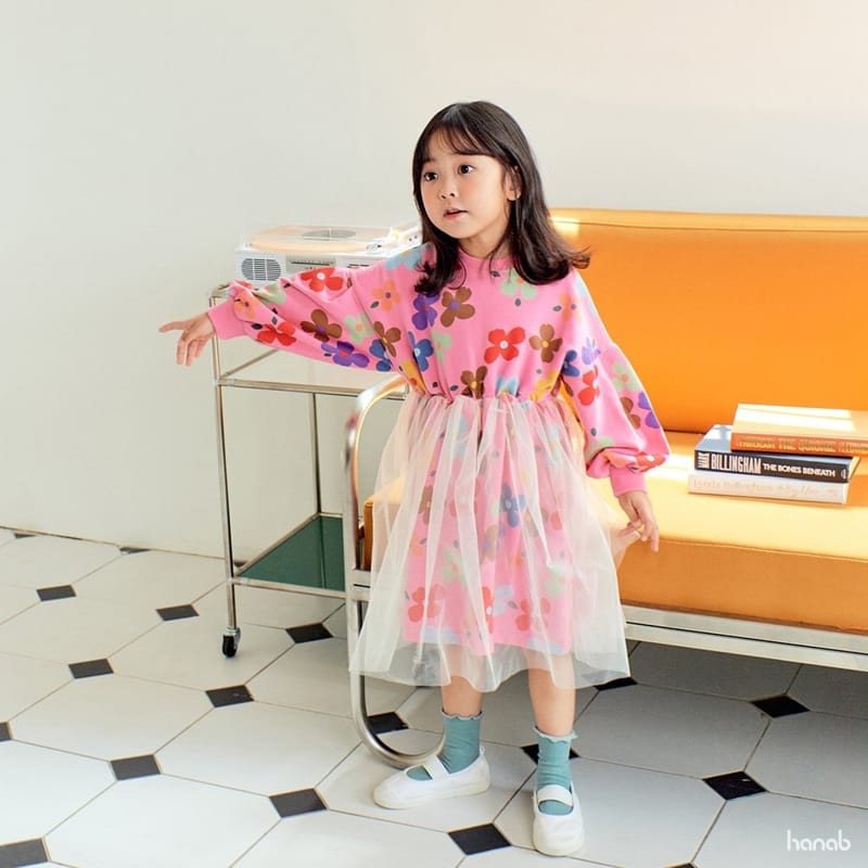 HANAB - Korean Children Fashion - #Kfashion4kids - Flower Tutu One-piece - 8