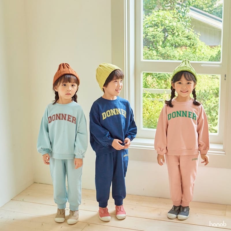 HANAB - Korean Children Fashion - #Kfashion4kids - Donner Top Bottom Set - 2