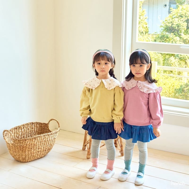 HANAB - Korean Children Fashion - #Kfashion4kids - Denim Skirt Leggings