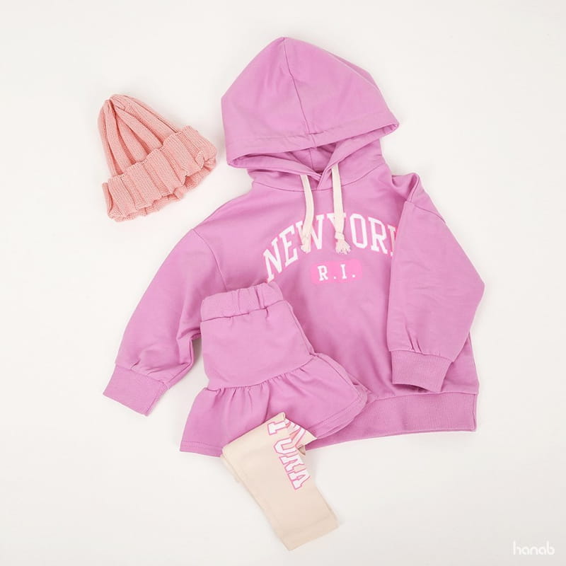 HANAB - Korean Children Fashion - #Kfashion4kids - Neon Hoody Top Bottom Set - 6