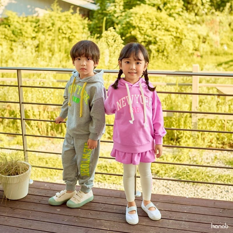 HANAB - Korean Children Fashion - #Kfashion4kids - Neon Hoody Top Bottom Set - 9