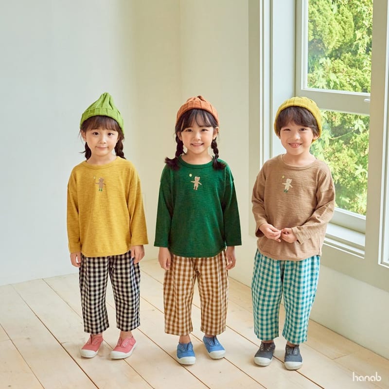 HANAB - Korean Children Fashion - #Kfashion4kids - Kid Bear Top Bottom Set - 2