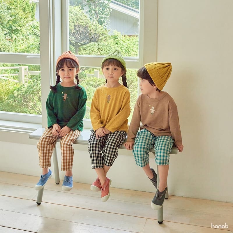 HANAB - Korean Children Fashion - #Kfashion4kids - Kid Bear Top Bottom Set - 4