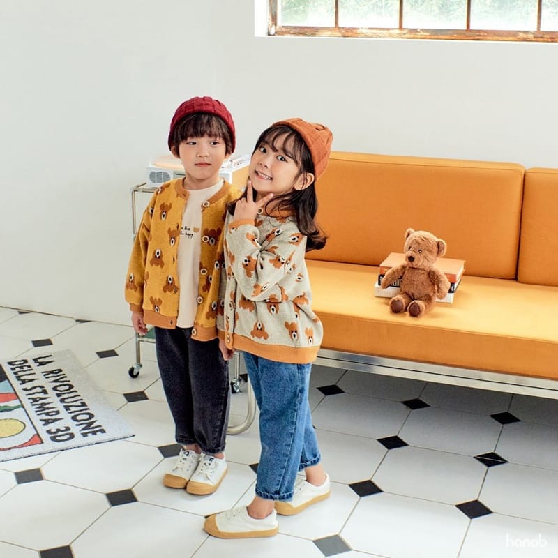 HANAB - Korean Children Fashion - #Kfashion4kids - Bear Cardigan - 3