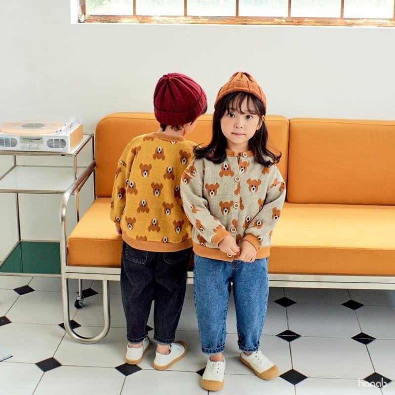 HANAB - Korean Children Fashion - #Kfashion4kids - Bear Cardigan - 5