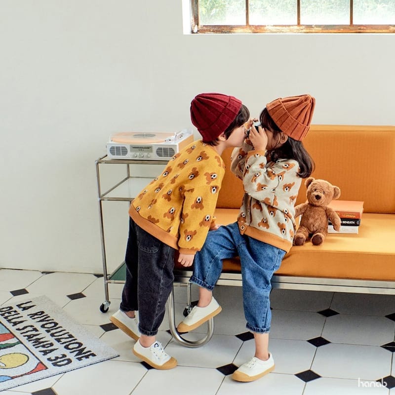 HANAB - Korean Children Fashion - #Kfashion4kids - Bear Cardigan - 6
