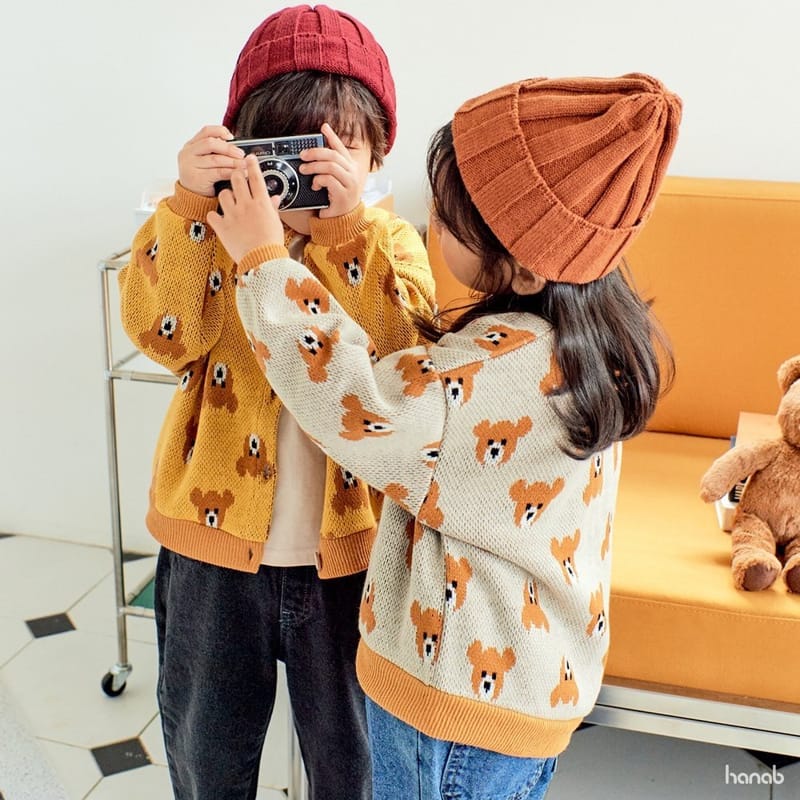 HANAB - Korean Children Fashion - #Kfashion4kids - Bear Cardigan - 9