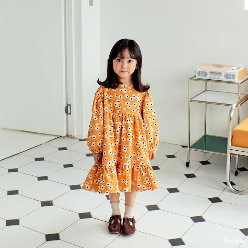 HANAB - Korean Children Fashion - #Kfashion4kids - Rin Shirring One-piece