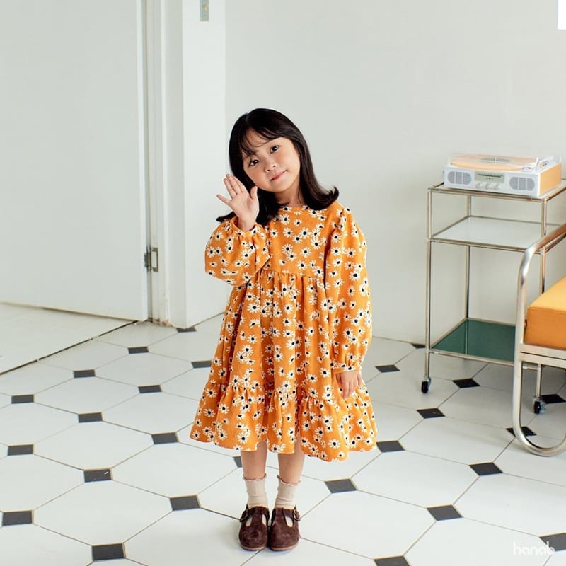 HANAB - Korean Children Fashion - #Kfashion4kids - Rin Shirring One-piece - 3