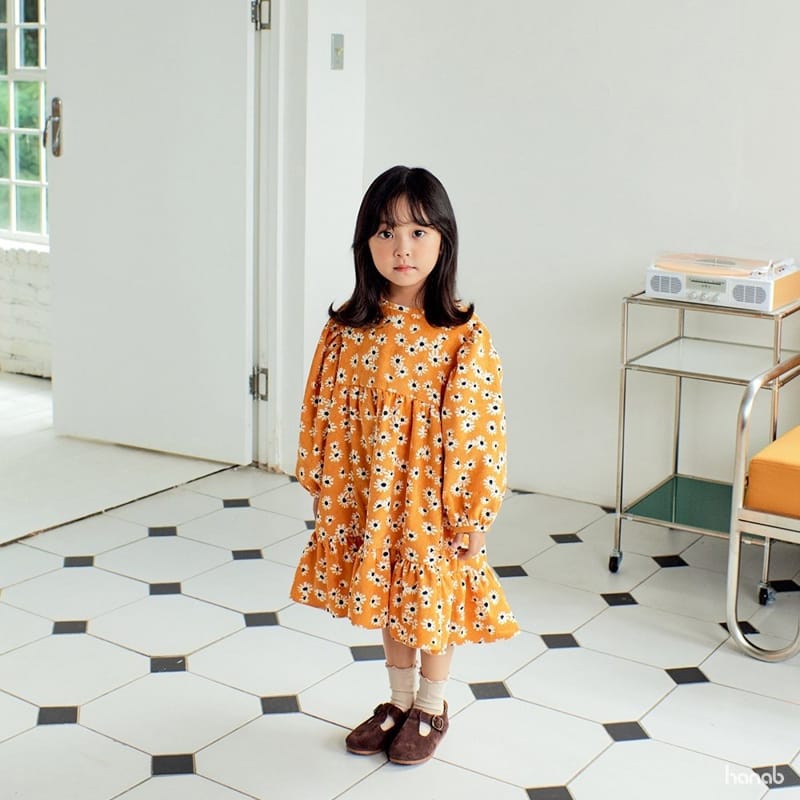 HANAB - Korean Children Fashion - #Kfashion4kids - Rin Shirring One-piece - 7