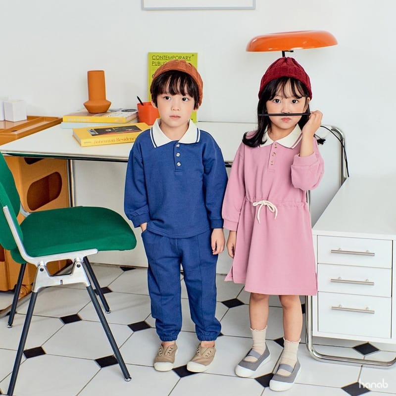 HANAB - Korean Children Fashion - #Kfashion4kids - Polo One-piece - 3