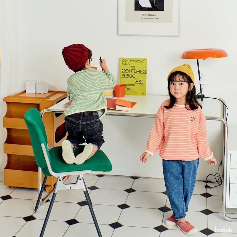HANAB - Korean Children Fashion - #Kfashion4kids - Pual Stripes Tee - 4