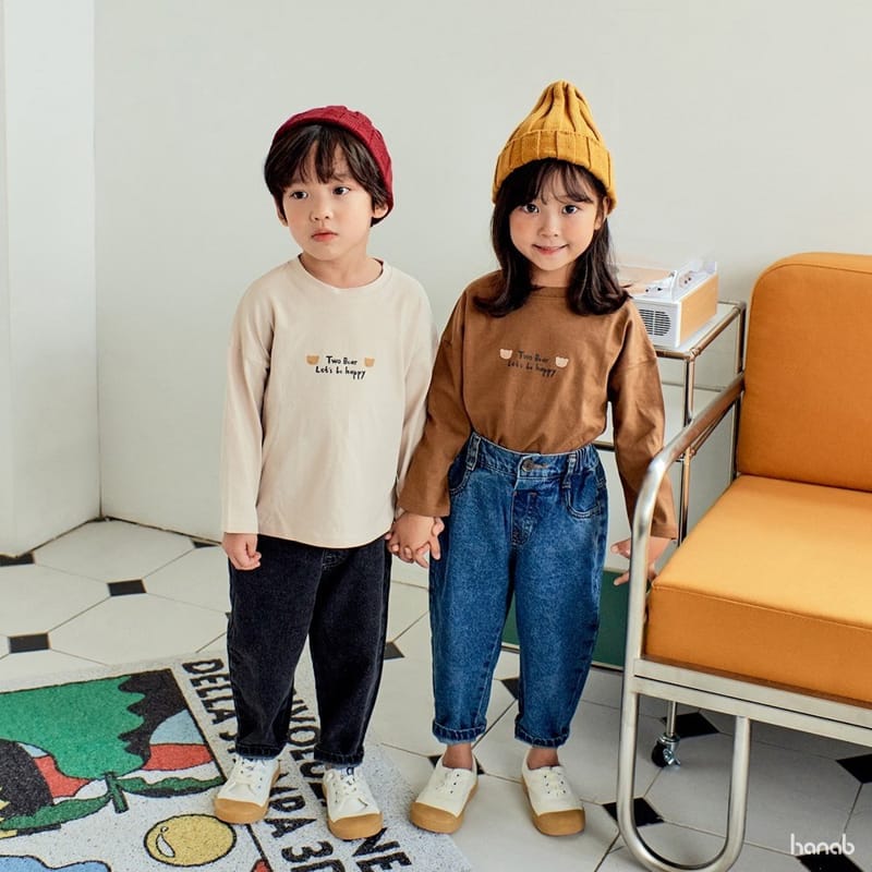 HANAB - Korean Children Fashion - #Kfashion4kids - Two Bear Tee