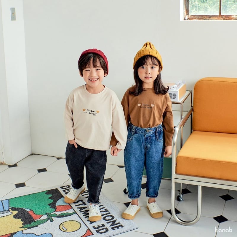 HANAB - Korean Children Fashion - #Kfashion4kids - Two Bear Tee - 3