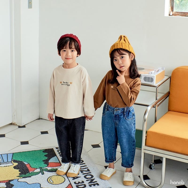 HANAB - Korean Children Fashion - #Kfashion4kids - Two Bear Tee - 4
