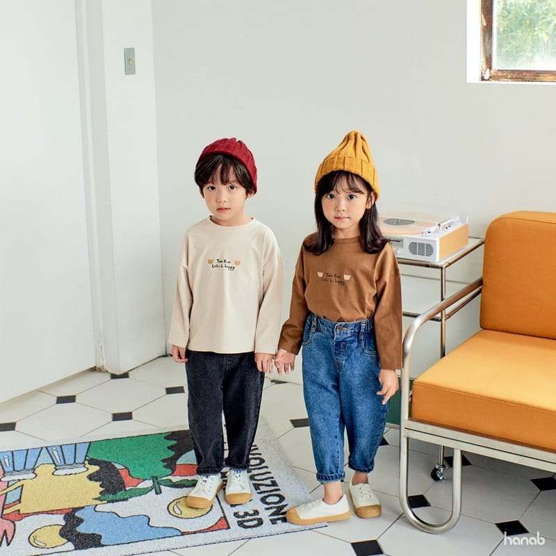 HANAB - Korean Children Fashion - #Kfashion4kids - Two Bear Tee - 8