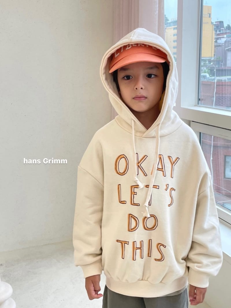 HANS GRIMM - Korean Children Fashion - #Kfashion4kids - Okay Hood Sweatshirt