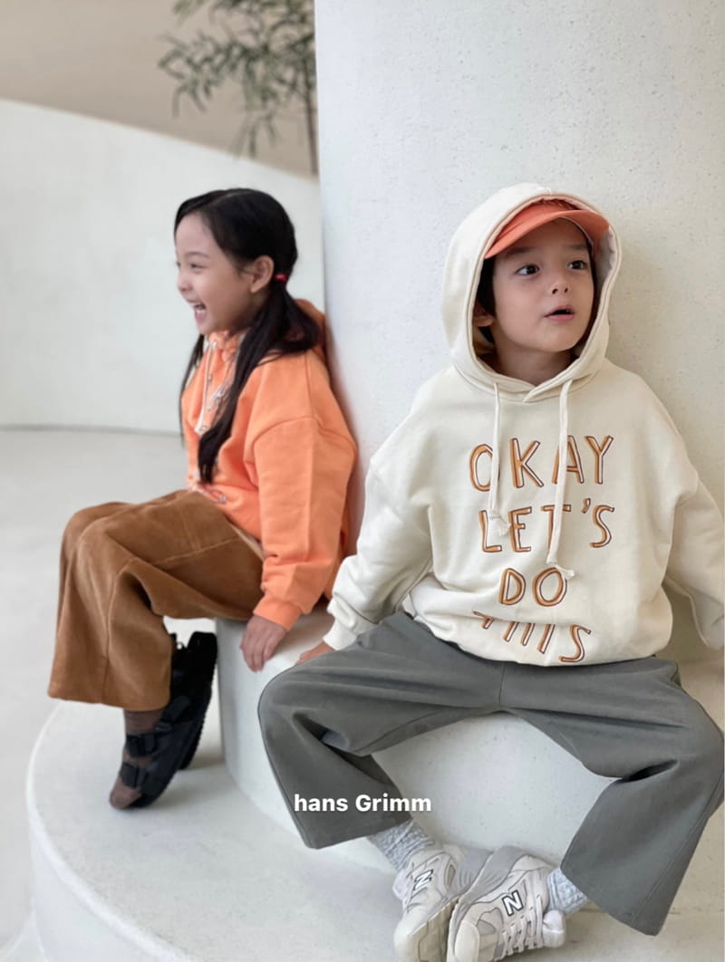 HANS GRIMM - Korean Children Fashion - #Kfashion4kids - Okay Hood Sweatshirt - 4