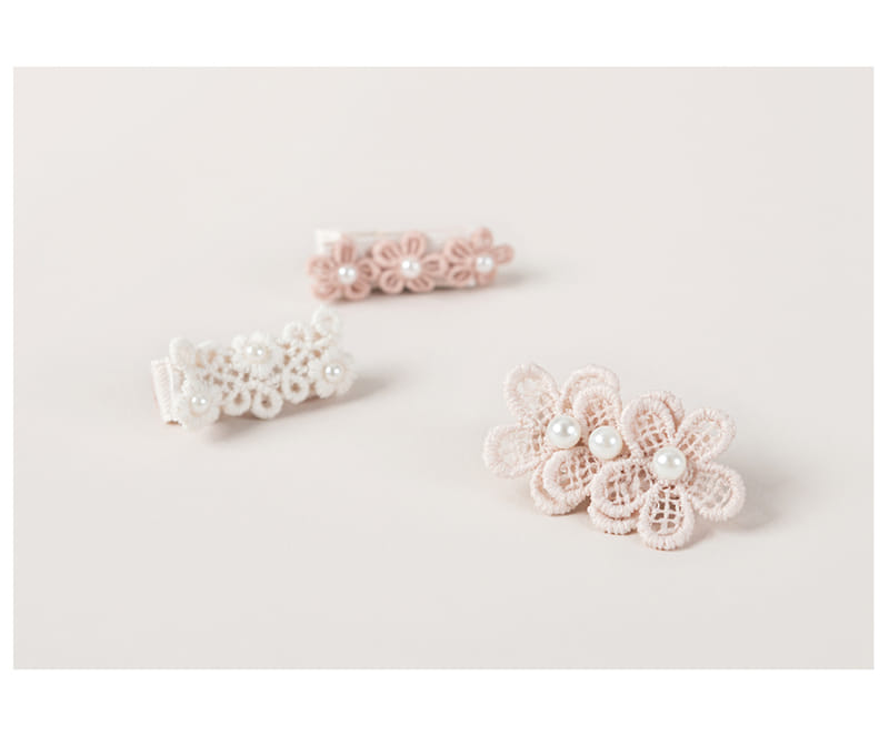 HAPPY PRINCE - Korean Children Fashion - #Kfashion4kids - Monika Baby Hairpin [set of 5] - 5