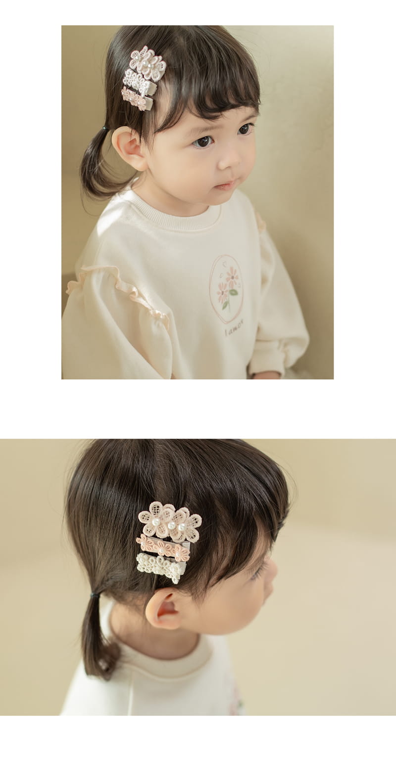 HAPPY PRINCE - Korean Children Fashion - #Kfashion4kids - Monika Baby Hairpin [set of 5] - 6