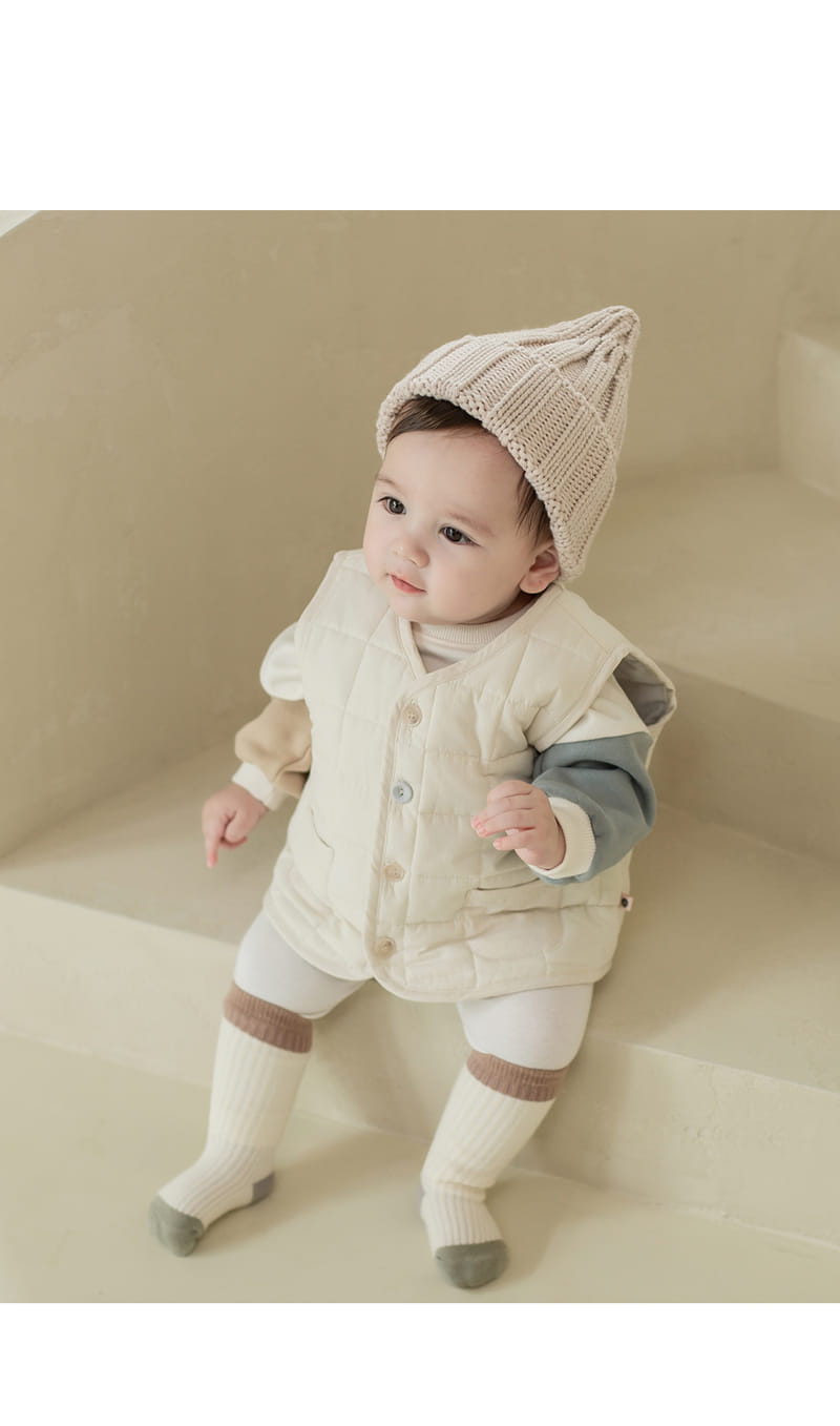 HAPPY PRINCE - Korean Children Fashion - #Kfashion4kids - Maribel Quilt Baby Vest