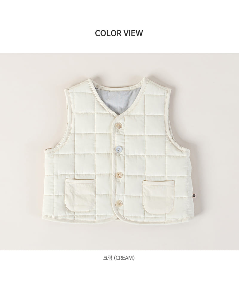 HAPPY PRINCE - Korean Children Fashion - #Kfashion4kids - Maribel Quilt Baby Vest - 8