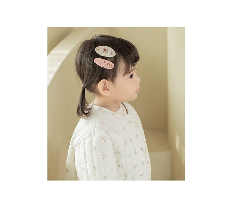 HAPPY PRINCE - Korean Children Fashion - #Kfashion4kids - Lovel Baby Barrettes [set of 5] - 2
