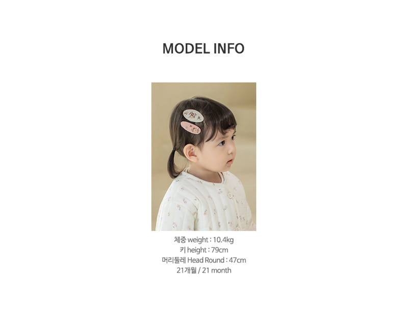HAPPY PRINCE - Korean Children Fashion - #Kfashion4kids - Lovel Baby Barrettes [set of 5] - 8