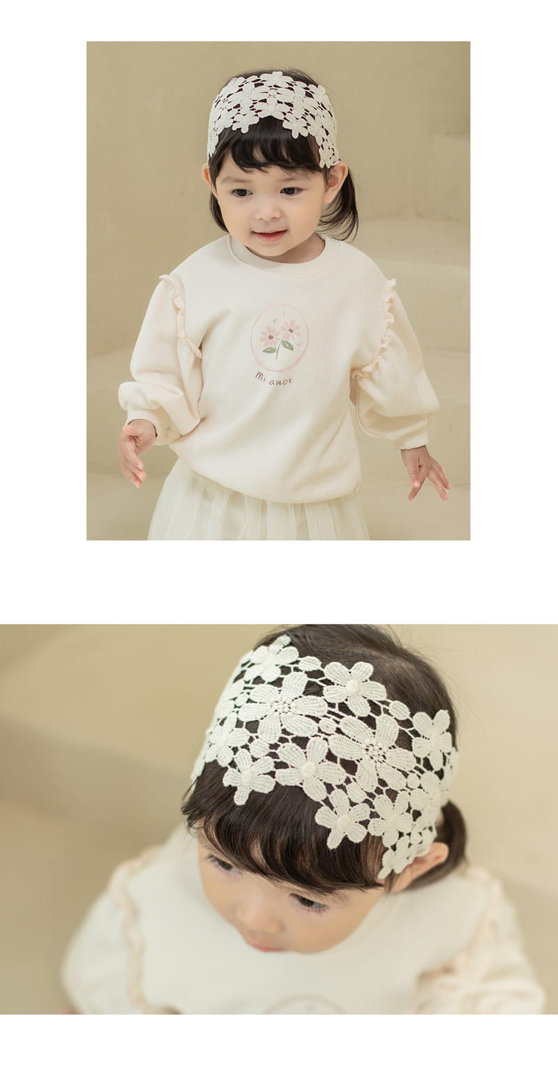 HAPPY PRINCE - Korean Children Fashion - #Kfashion4kids - Nesol Lace Baby Hairband [set of 5] - 6