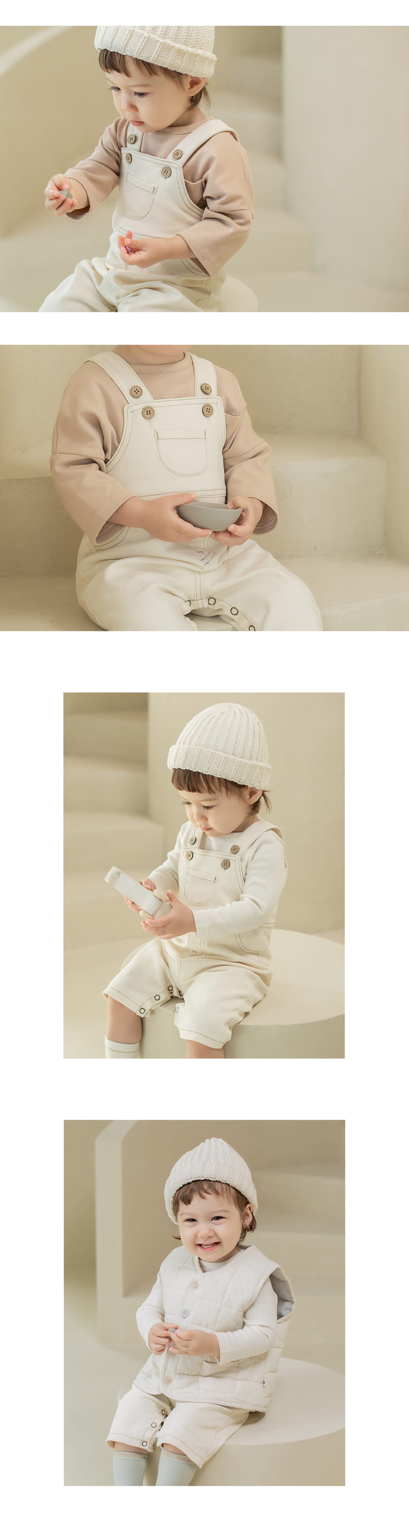 HAPPY PRINCE - Korean Children Fashion - #Kfashion4kids - Zeto Baby Coveralls - 4