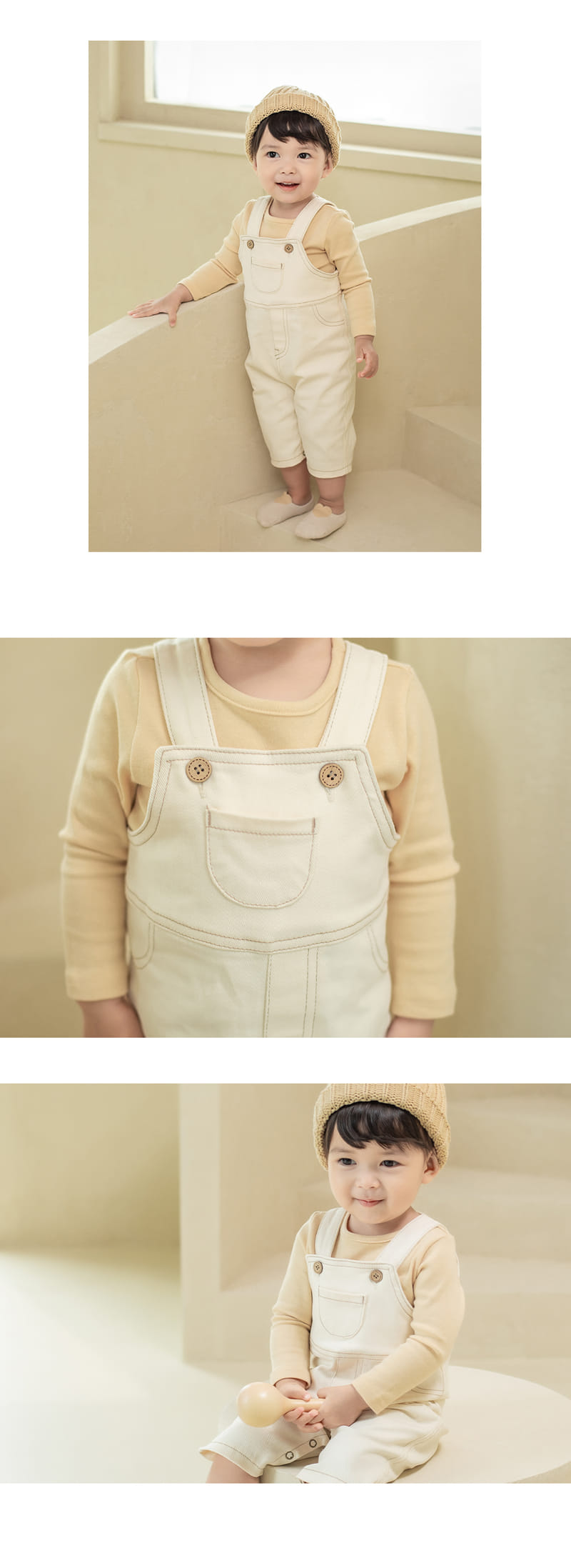 HAPPY PRINCE - Korean Children Fashion - #Kfashion4kids - Zeto Baby Coveralls - 6