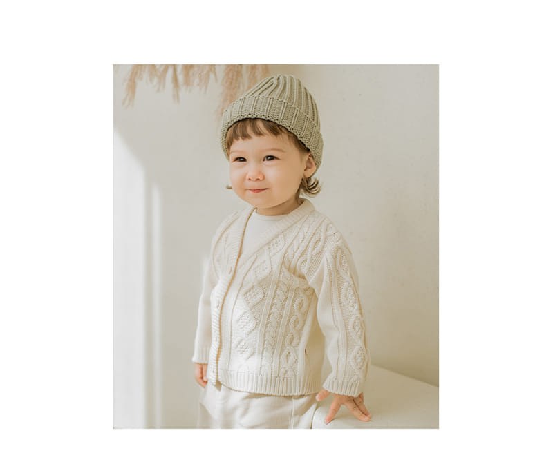 HAPPY PRINCE - Korean Children Fashion - #Kfashion4kids - Bessel Knit Baby Cardigan - 2
