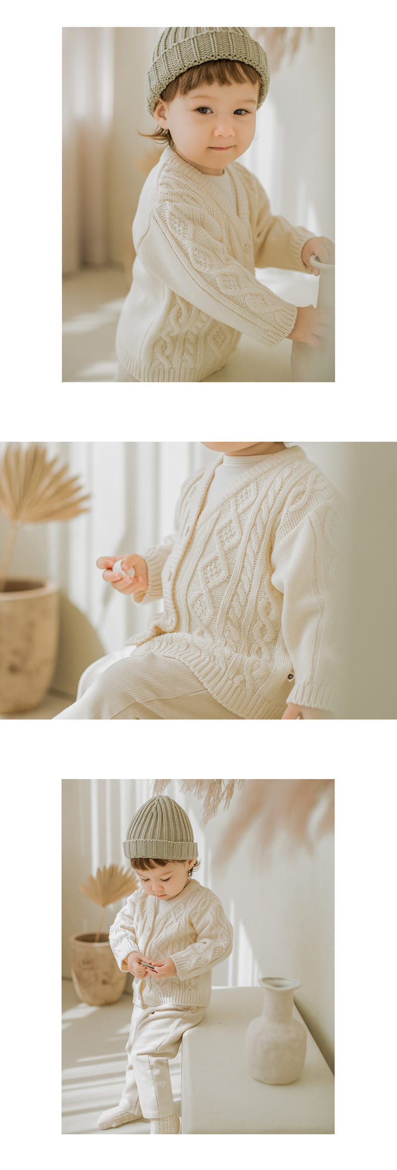 HAPPY PRINCE - Korean Children Fashion - #Kfashion4kids - Bessel Knit Baby Cardigan - 4