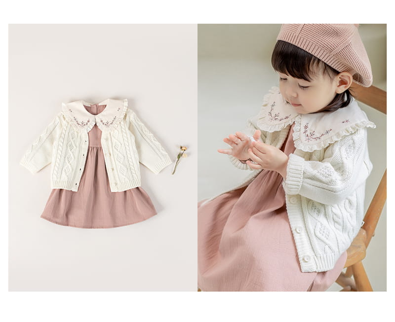 HAPPY PRINCE - Korean Children Fashion - #Kfashion4kids - Bessel Knit Baby Cardigan - 5