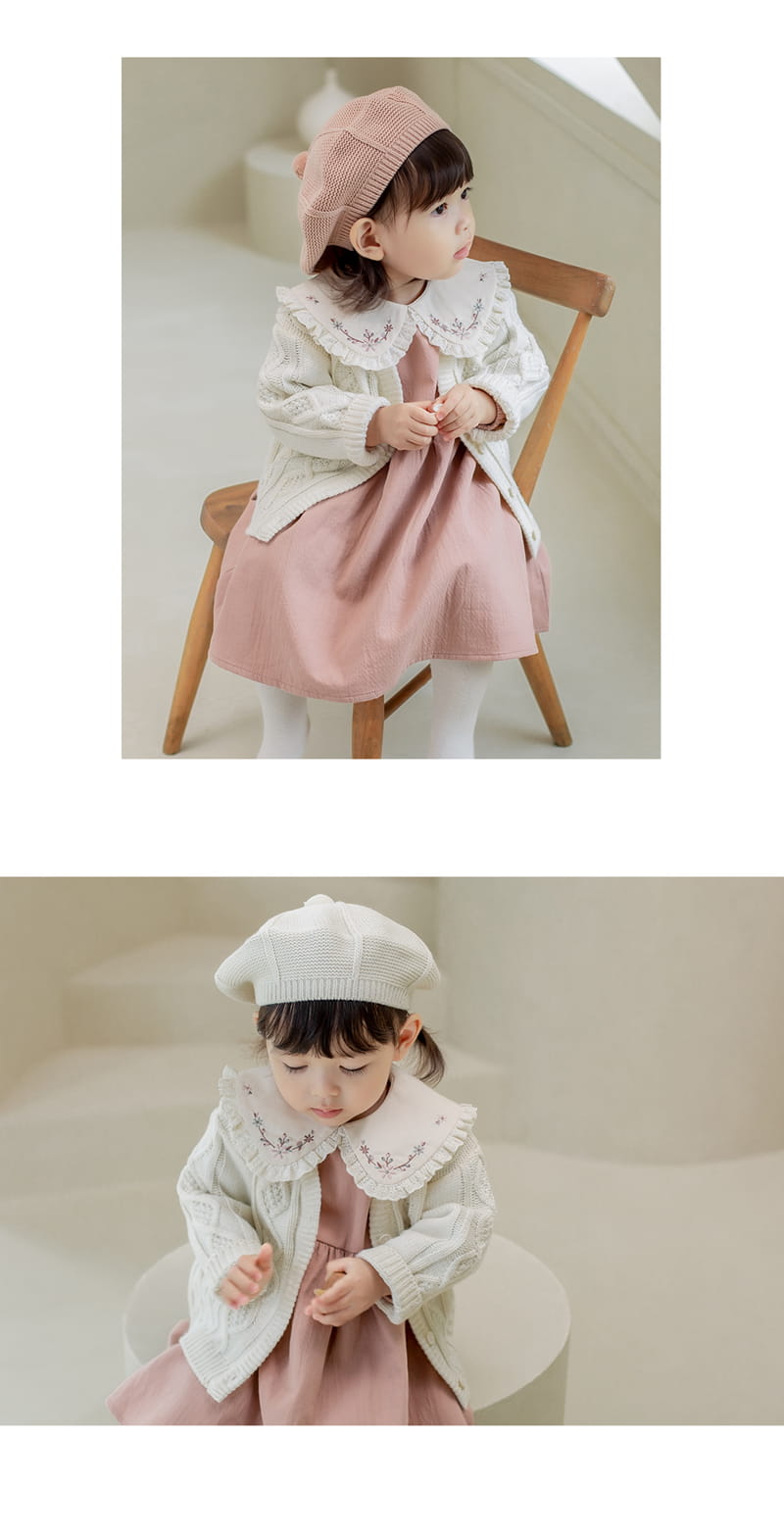 HAPPY PRINCE - Korean Children Fashion - #Kfashion4kids - Bessel Knit Baby Cardigan - 6
