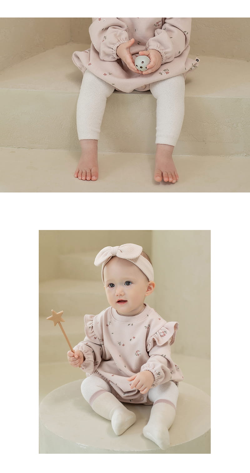 HAPPY PRINCE - Korean Children Fashion - #Kfashion4kids - Shael Winter Baby Leggings [set of 5] - 4