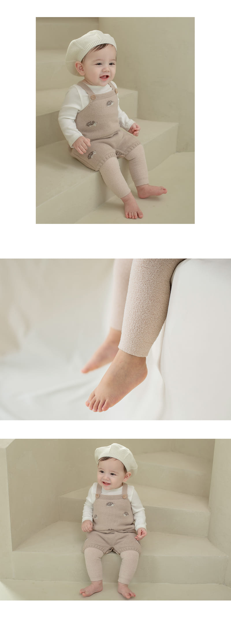 HAPPY PRINCE - Korean Children Fashion - #Kfashion4kids - Shael Winter Baby Leggings [set of 5] - 6