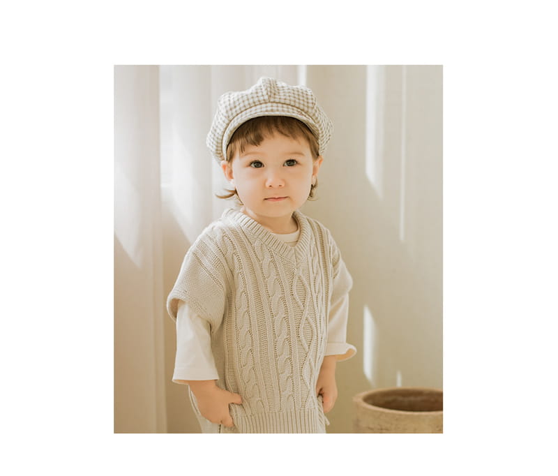 HAPPY PRINCE - Korean Children Fashion - #Kfashion4kids - Raines Knit Baby Vest - 2