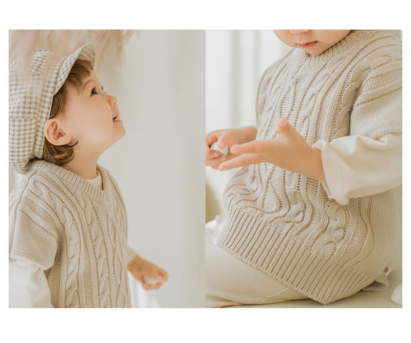 HAPPY PRINCE - Korean Children Fashion - #Kfashion4kids - Raines Knit Baby Vest - 5