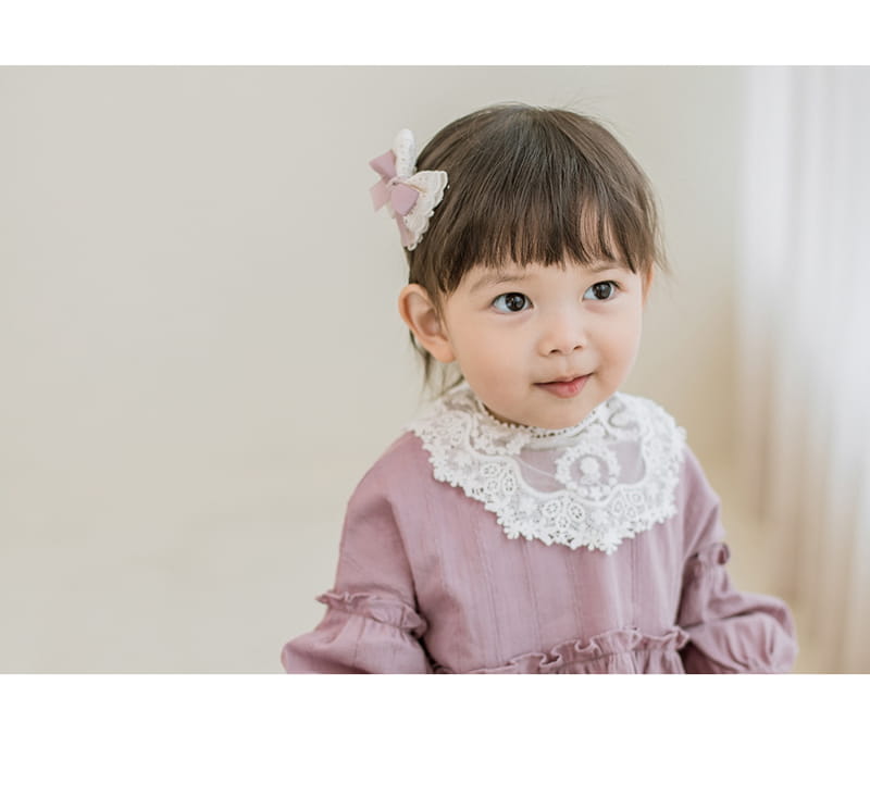 HAPPY PRINCE - Korean Children Fashion - #Kfashion4kids - Laura Baby Lace Bib - 6