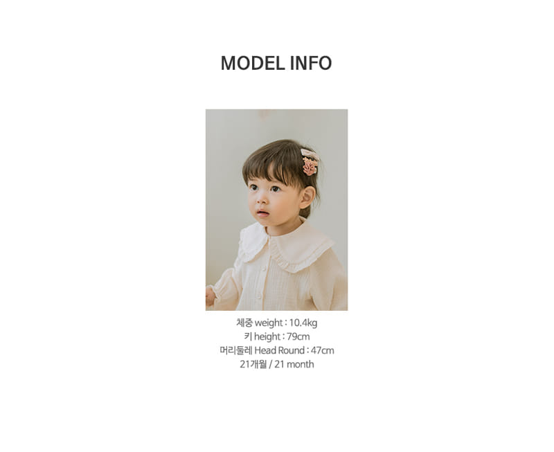 HAPPY PRINCE - Korean Children Fashion - #Kfashion4kids - Marianne Baby Hairpin 3 set [set of 5] - 10