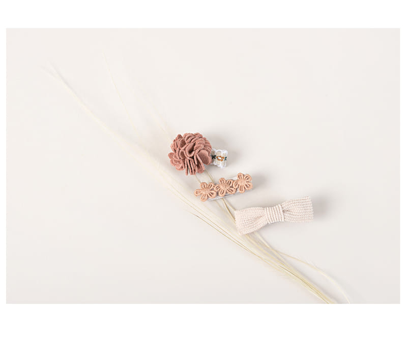 HAPPY PRINCE - Korean Children Fashion - #Kfashion4kids - Marianne Baby Hairpin 3 set [set of 5] - 5