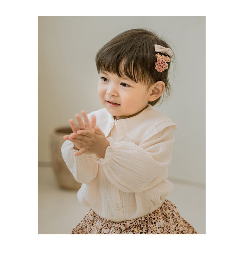HAPPY PRINCE - Korean Children Fashion - #Kfashion4kids - Marianne Baby Hairpin 3 set [set of 5] - 6