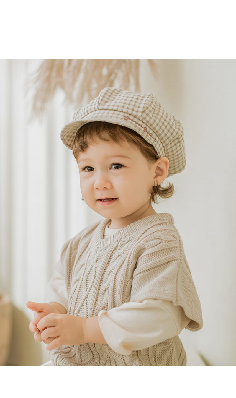HAPPY PRINCE - Korean Children Fashion - #Kfashion4kids - Tony Baby Newsboy Cap