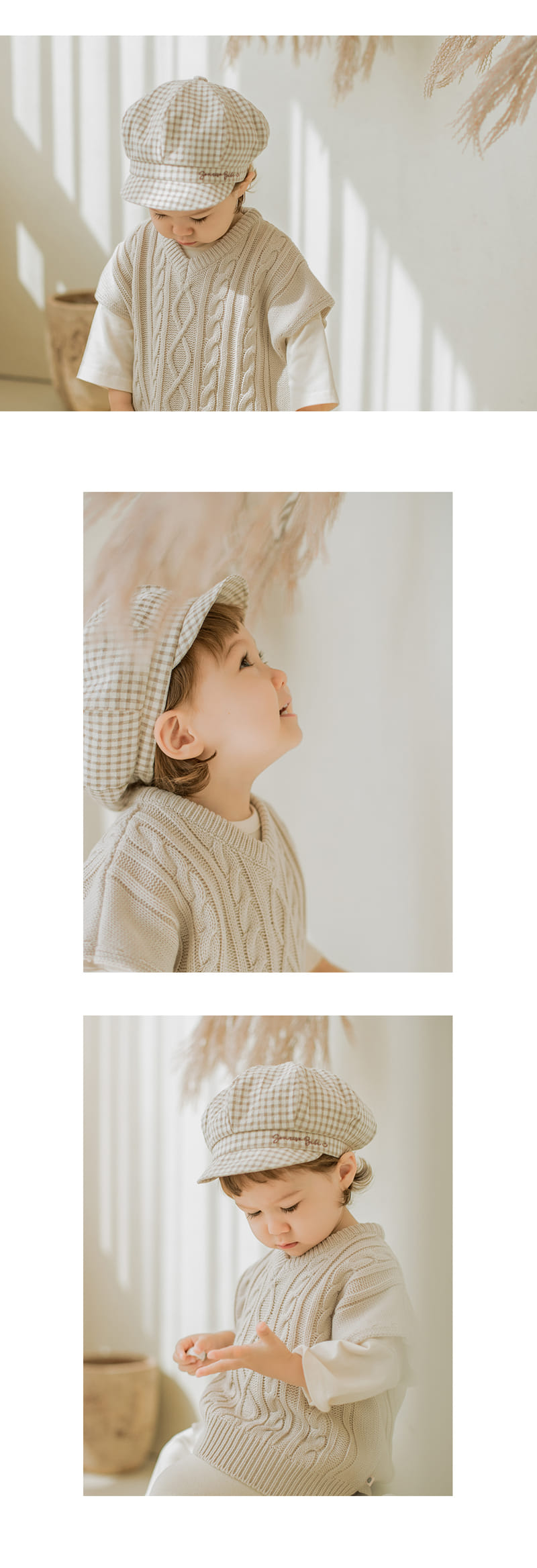 HAPPY PRINCE - Korean Children Fashion - #Kfashion4kids - Tony Baby Newsboy Cap - 4