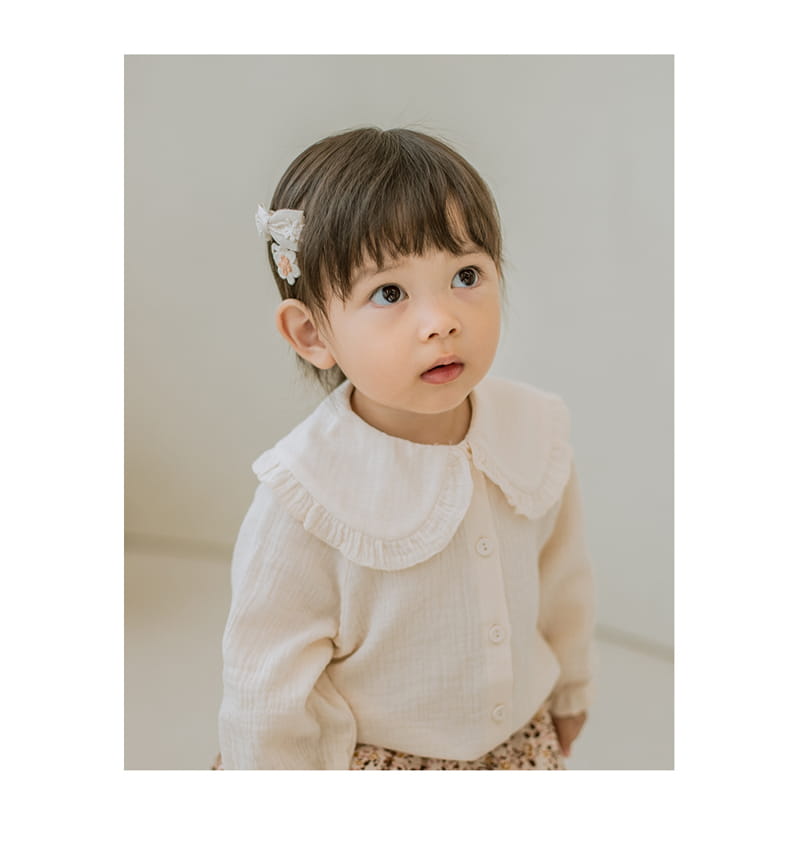 HAPPY PRINCE - Korean Children Fashion - #Kfashion4kids - Lien Baby Barrettes 2 Set [set of 5] - 6