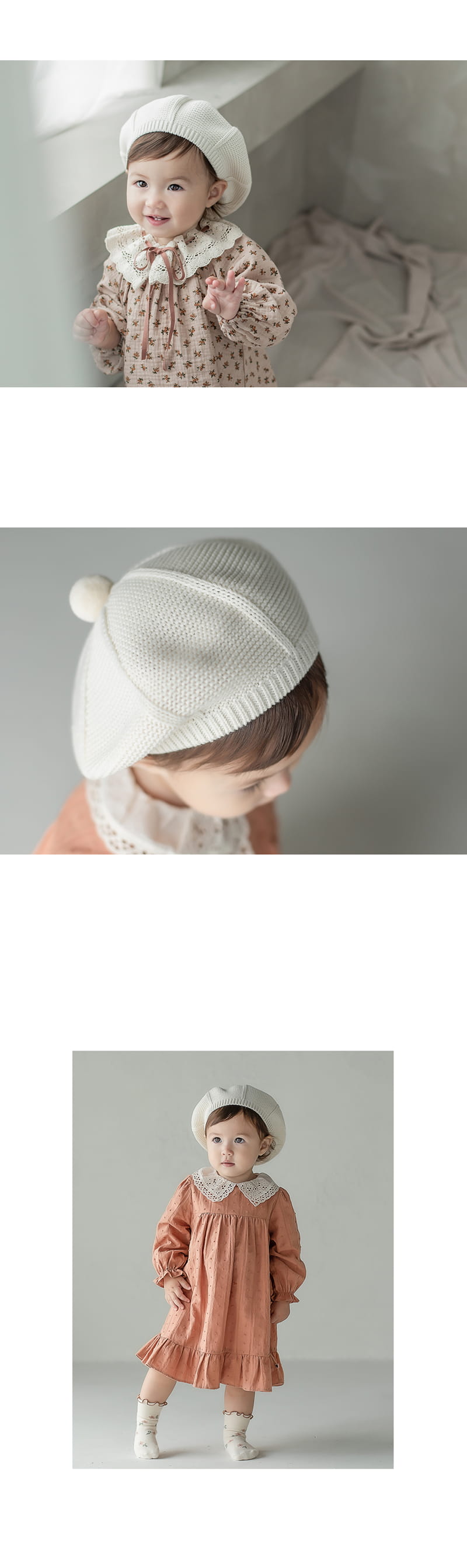 HAPPY PRINCE - Korean Children Fashion - #Kfashion4kids - Ready Knit Baby Beret Hat - 3