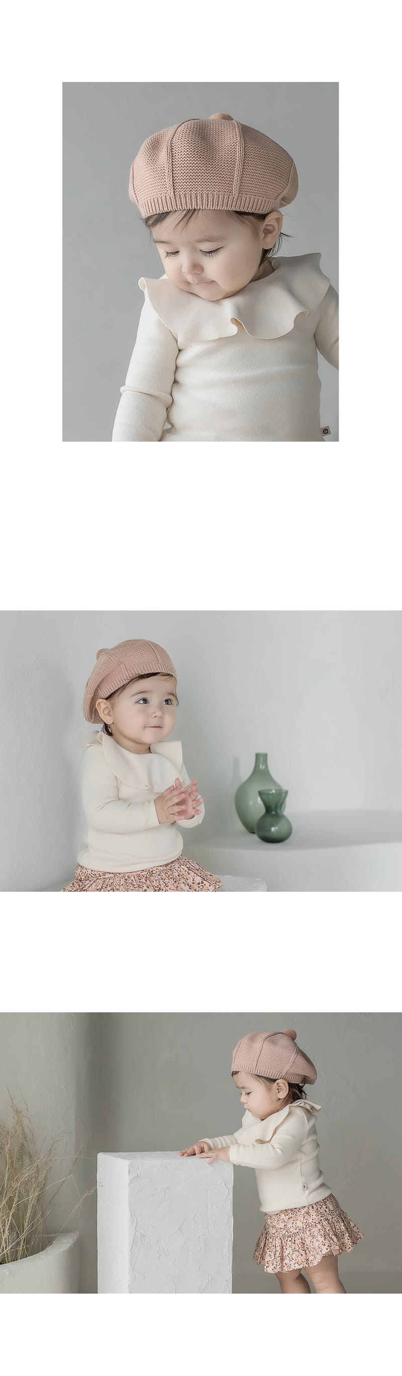 HAPPY PRINCE - Korean Children Fashion - #Kfashion4kids - Ready Knit Baby Beret Hat - 5
